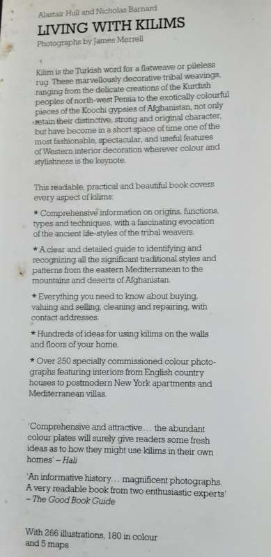 Living With Kilims by Alistair Hull, Nicholas Barnard and James Merrell