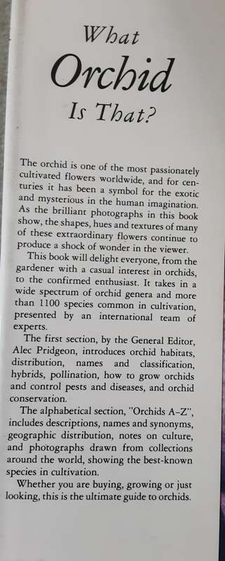 What Orchid is That? Over 1100 Species Illustrated and Identified edited by Alec Pridgeon