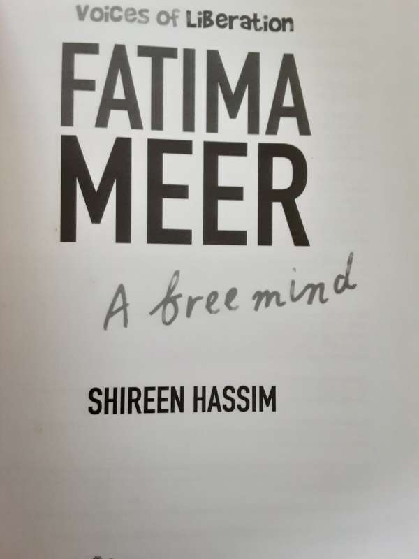 Fatima Meer by Shireen Hassim **Voices Of Liberation **