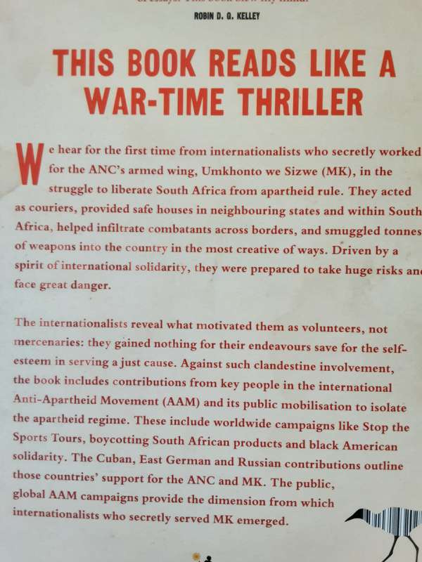 International Brigade Against Apartheid Secrets of the Peoples War that Liberated South Africa