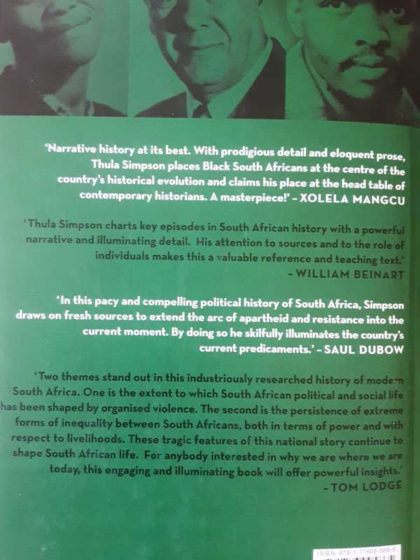 History of South Africa From 1902 to the Present by Thula Simpson
