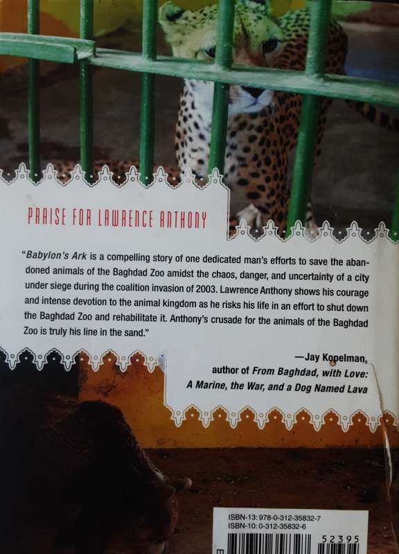 Babylon's Ark by Lawrence Anthony **Signed Copy **