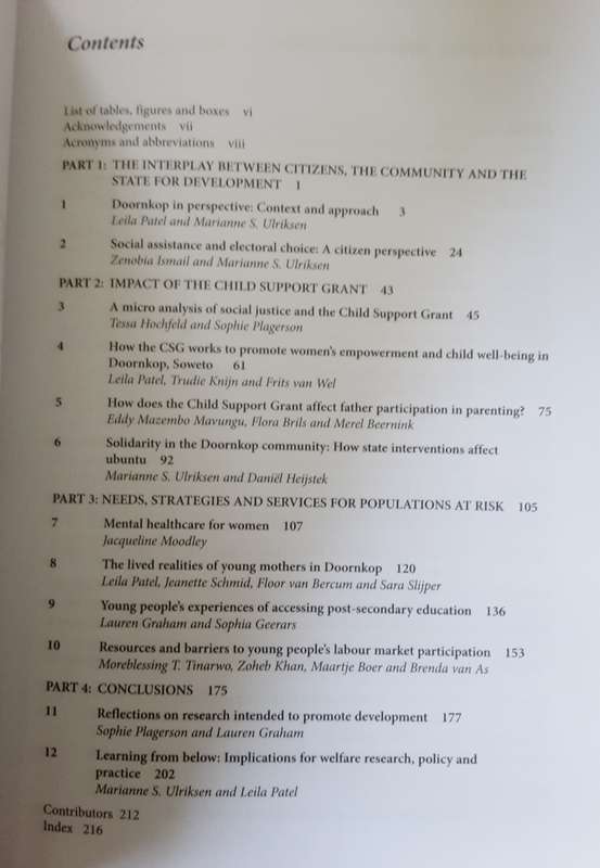 Development,  Social Policy and Community Action edited by Leila Patel & Marianne S Ulriksen