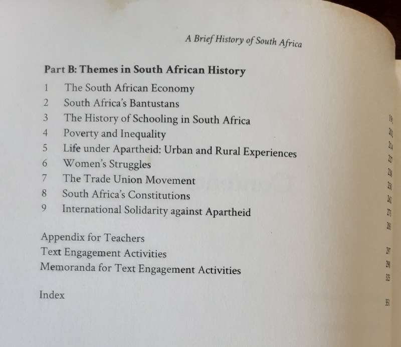 A Brief History of South Africa, from the Earliest Times to the Mandela Presidency by Pampallis & Ba