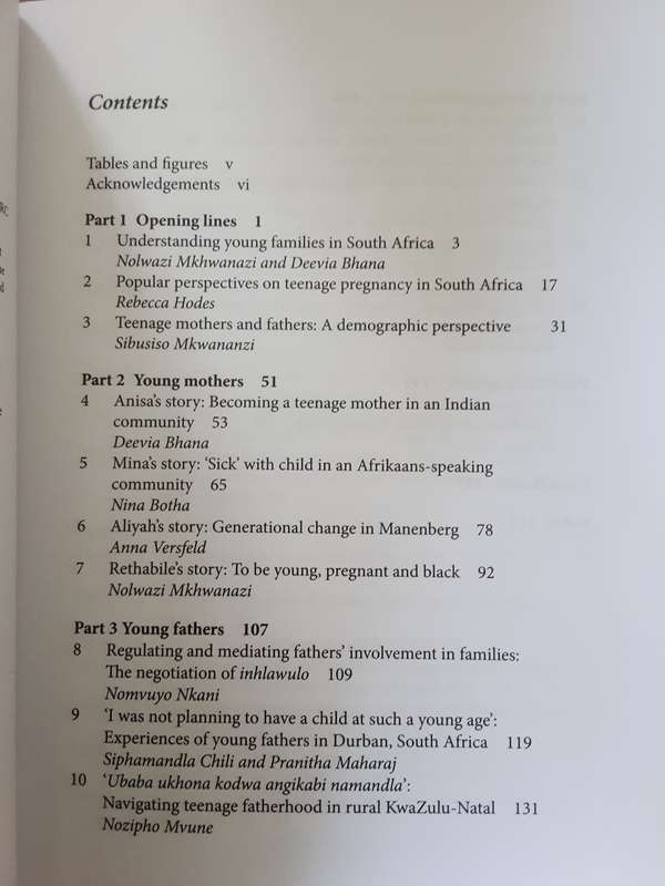 Young Families, Gender, Sexuality and Care edited  by Nolwazi Mkhwanazi and Deevia Bhana