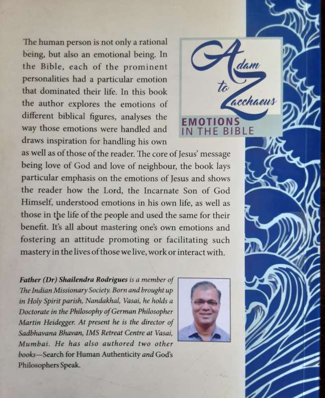 Adam to Zachary's Emotions in the Bible  by Fr Shailendra Rodrigues