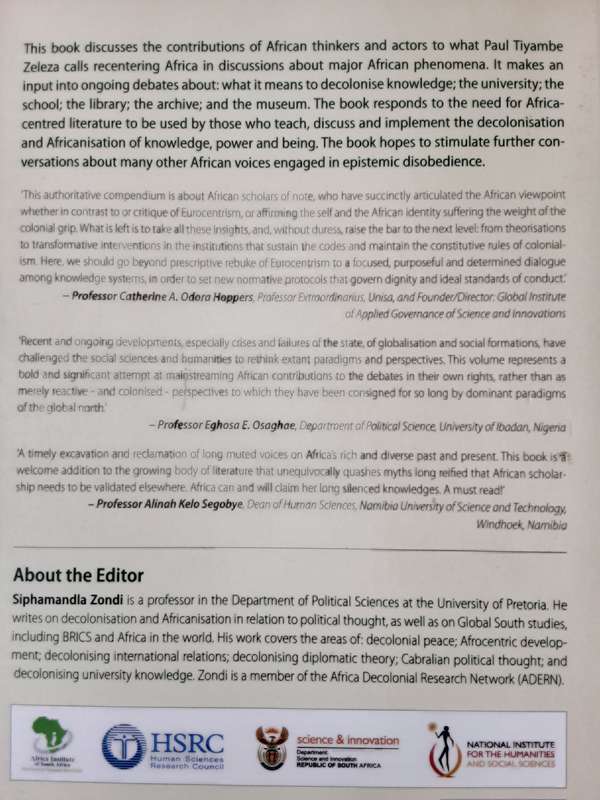 African Voices in Search of a Decolonial Turn edited by Siphamandla Zondi