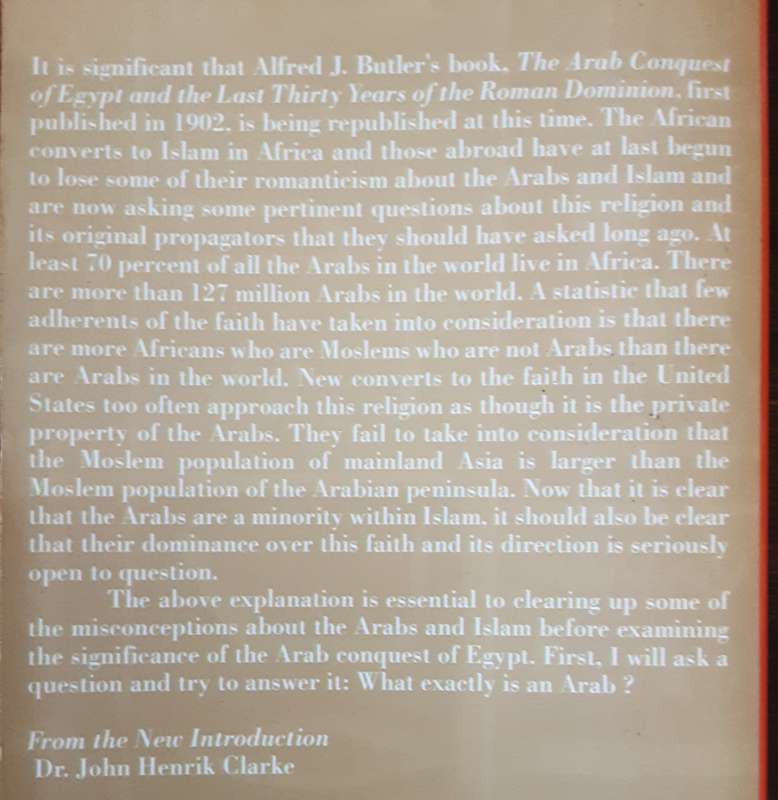 The Arab Invasion of Egypt and The Last 30 Years of Roman Domination by Alfred Butler