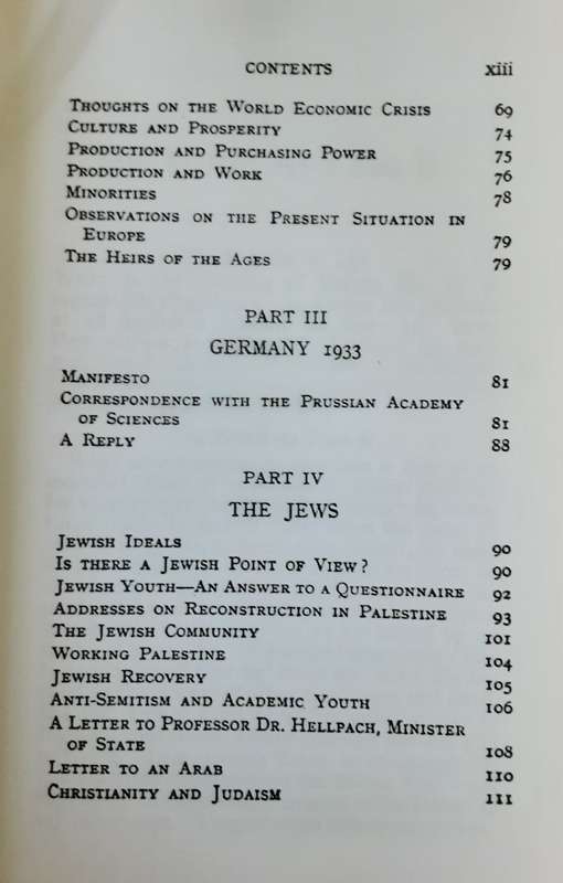 The World as I See It by Albert Einstein