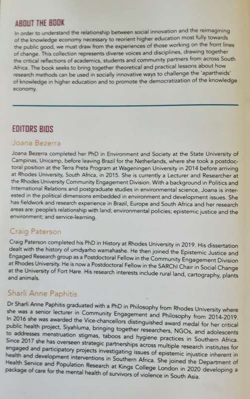 Challenging Apartheids of Knowledge in Higher Education Through Social Innovation  by Bezerra