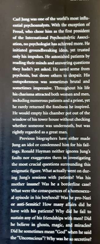 A Life Of Jung by Ronald Hayman