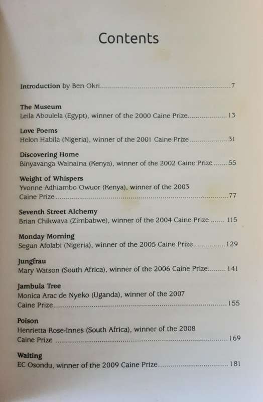 Twenty Years of the Caine Prize for African Writing introduction by Ben Okri