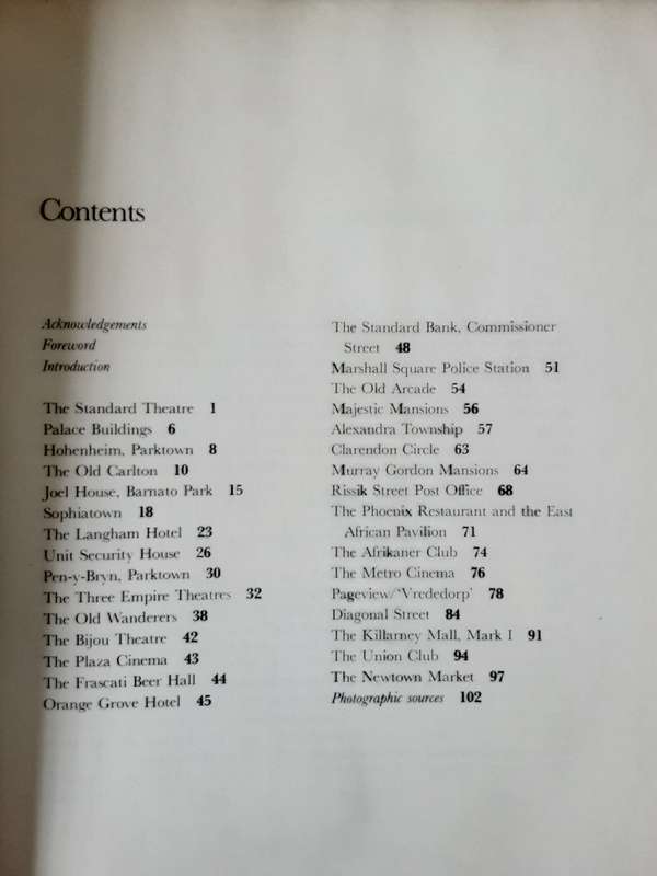 Lost Johannesburg  by Arnold Benjamin