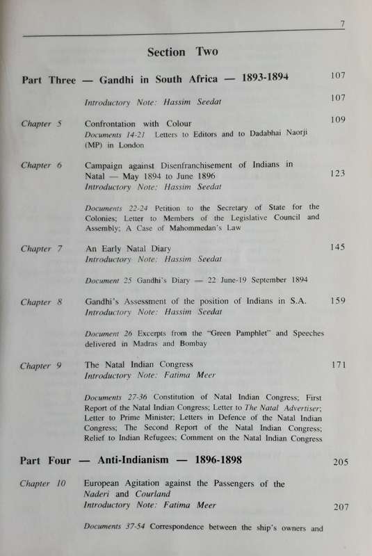 The South African Gandhi An Abstract of Speeches & Writings edited by Fatima Meer **Signed Copy **