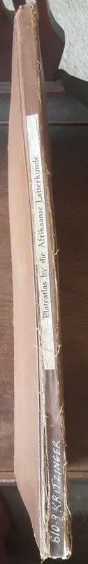 Plateatlas by die Afrikaanse Letterkunde deur Dr M S B Kritzinger