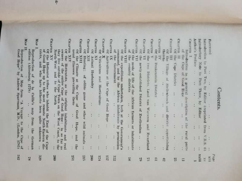 Van Riebeeck Society VRS 4, 6, 25 Description of the Cape of Good Hope by O F Mentzel