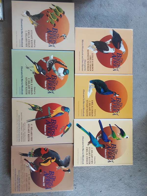 The Birds of Africa 7 Volume Set Complete published Academic Press published 1992 2004