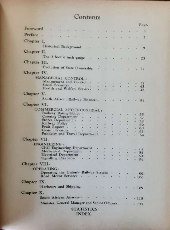 The South African Railways, History, Scope and Organisation by SAR 1947