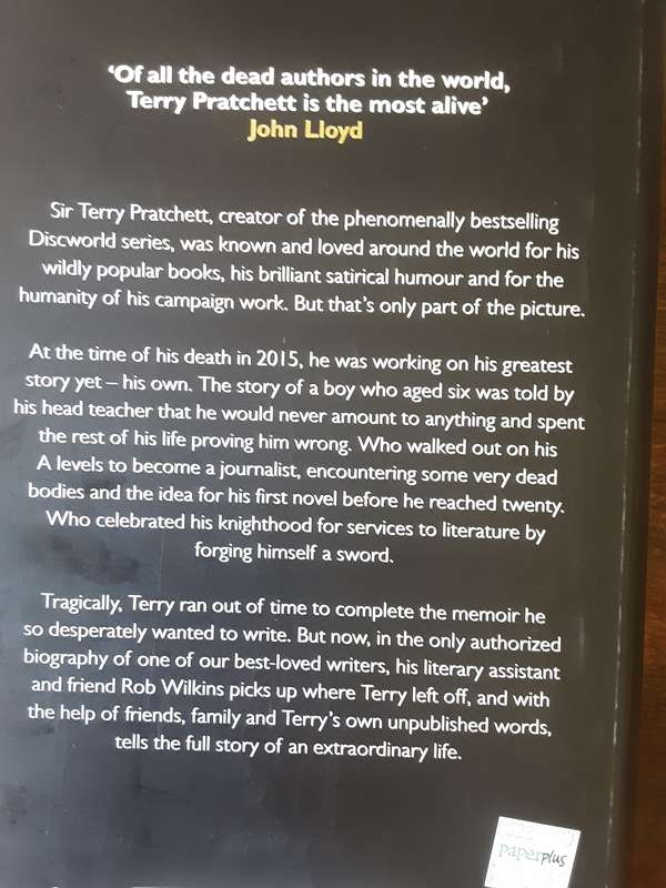 Terry Pratchett A Life With Footnotes The Official Biography by Rob Wilkins