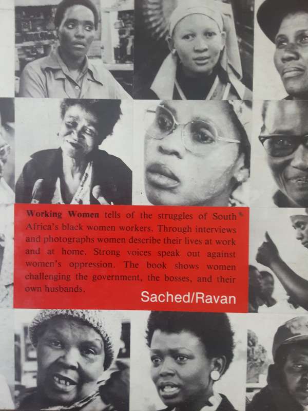 Working Women A Portrait of South Africa's Black Women Workers prepared by Sached