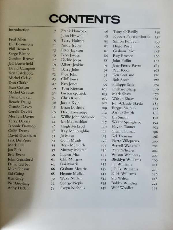 Gareth Edward's 100 Great Rugby Players