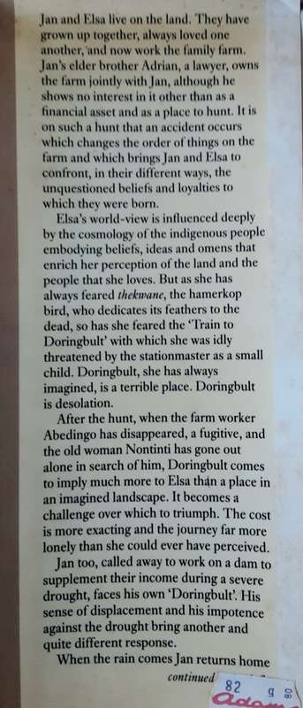 Train to Doringbult by Marguerite Poland
