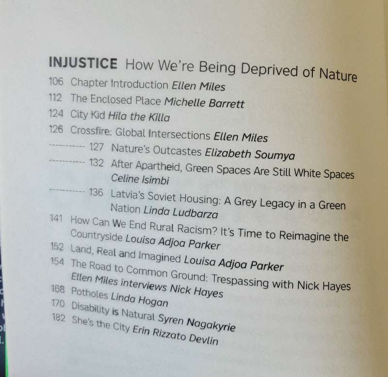 Nature is A Human Right, Why we're Fighting For Green in a Grey World by Ellen Miles