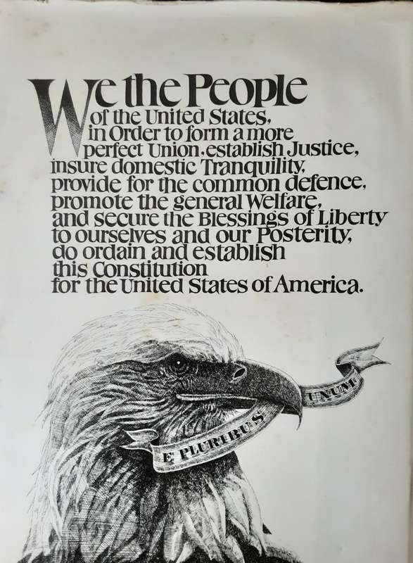 The Constitution of the United States of America inscribed and illustrated by Sam Fink
