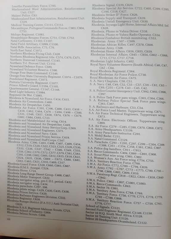 The Military Badges and Insignia of Southern Africa by Colin R Owen