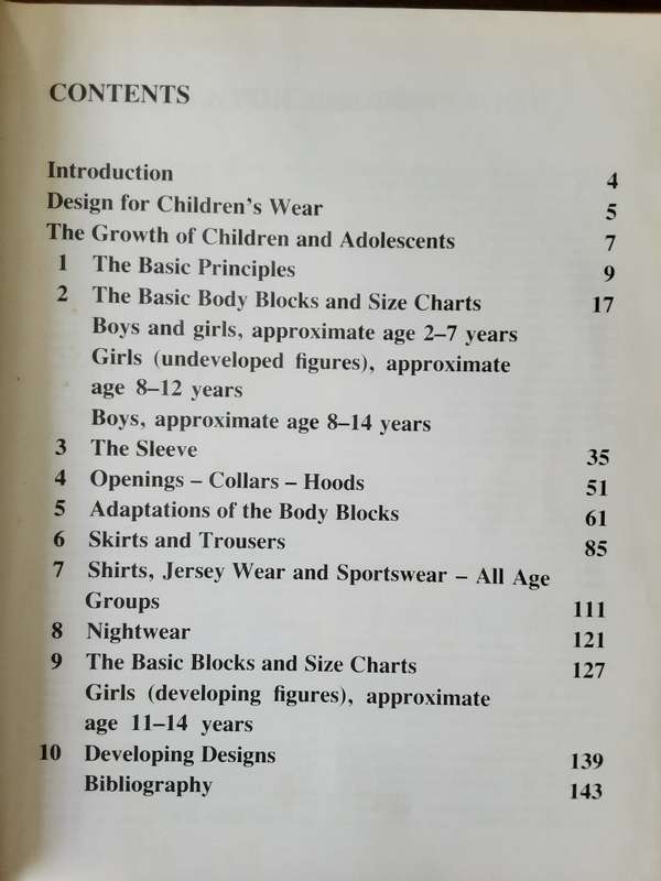 Metric Pattern Cutting for  children's Wear from 2 - 14 Years by Winifred Aldrich