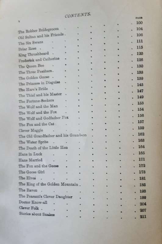 Grimms Fairy Tales and Household Stories translated by H R Paull & L A Wheatley circa 1910