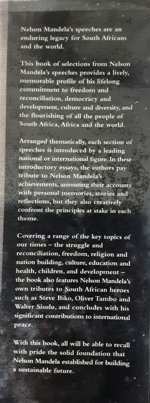 Nelson Mandela From Freedom to the Future , Tributes and Speeches
