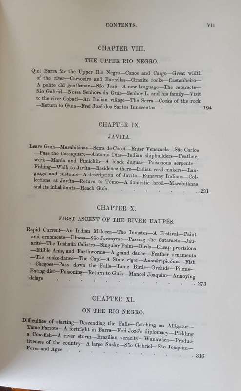 A Narrative of Travels on the Amazon and Rio Negro by Alfred Wallace **Facsimilie copy by Time Life*