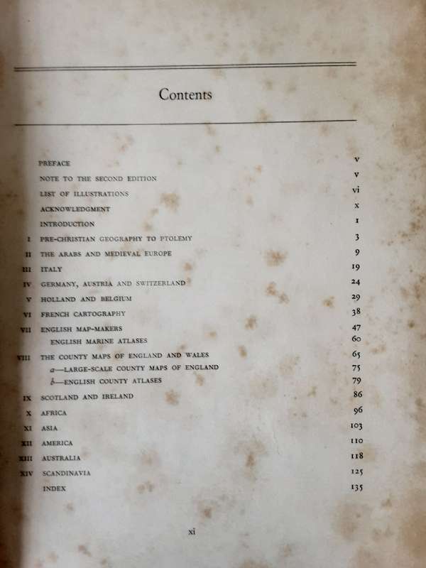 Maps and Map Makers by R V Tooley