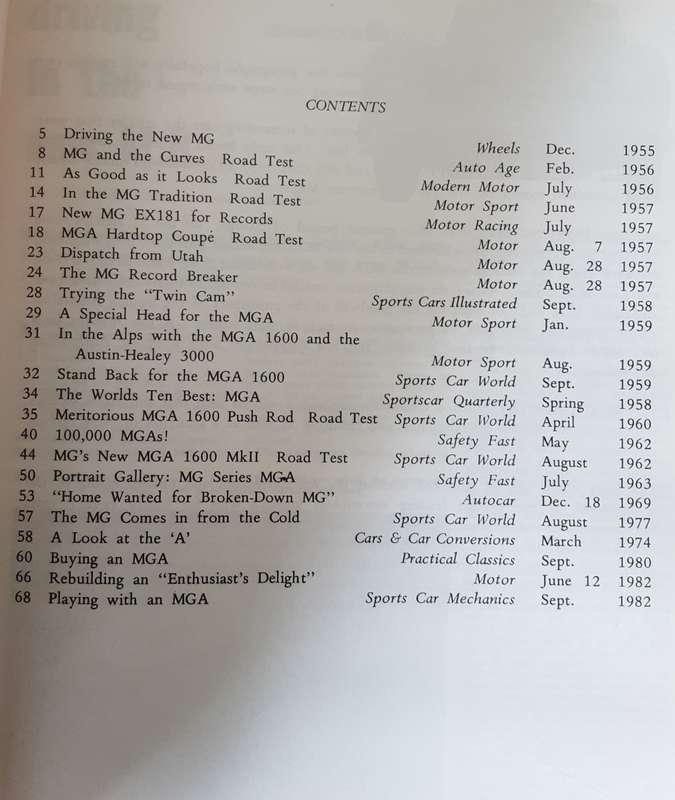 MGA Collection no 1 1955 1982 by R M Clarke