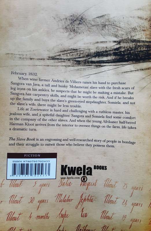 The Slave Book by Rayda Jacobs