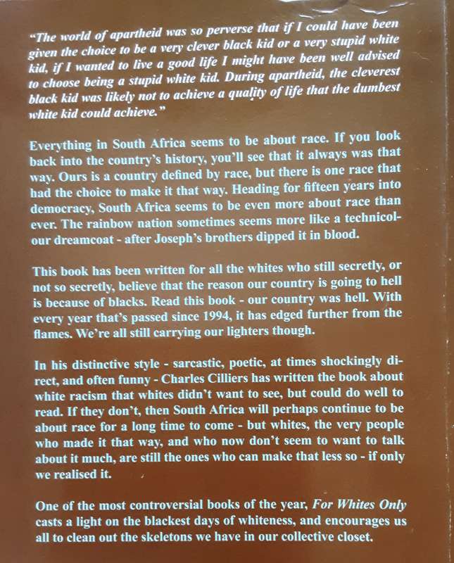 For Whites Only by Charles Cilliers
