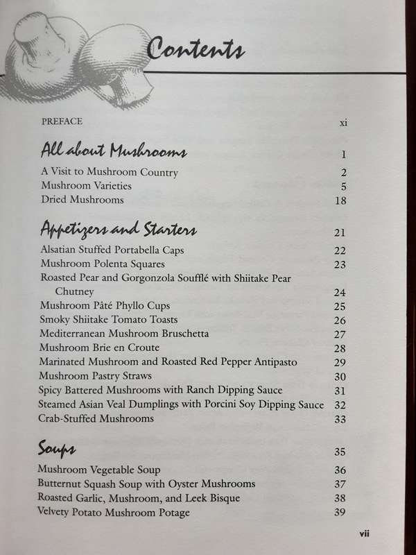 Mushroom Cookbook Recipes for White & Exotic Varieties by Mimi Brodeur