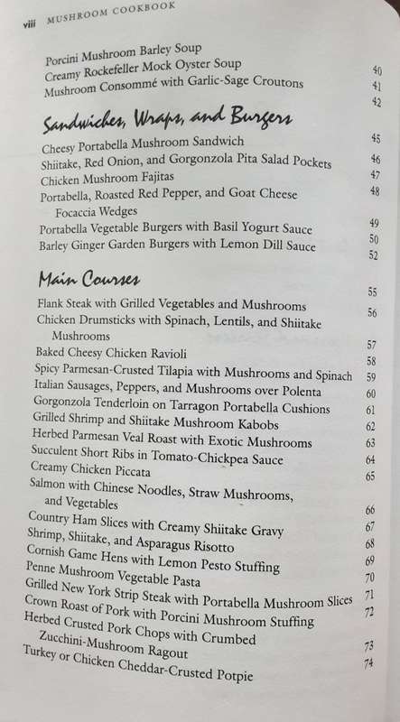 Mushroom Cookbook Recipes for White & Exotic Varieties by Mimi Brodeur