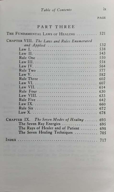 Esoteric Healing vol 4 A Treatise on the Seven Ray's by Alice A Bailey