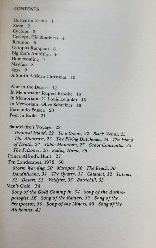 Hottentot Venus and Other Poems by Stephen Gray **Signed Copy *
