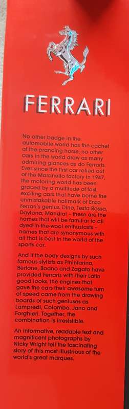 Ferrari The Enduring Legend by Nicky Wright