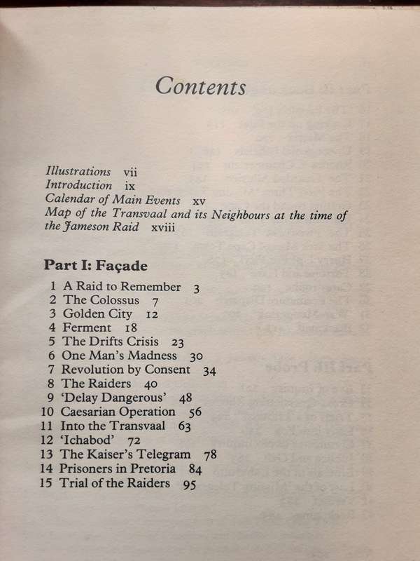 Jameson's Raid The Prelude to the Boer War by Elizabeth Longford