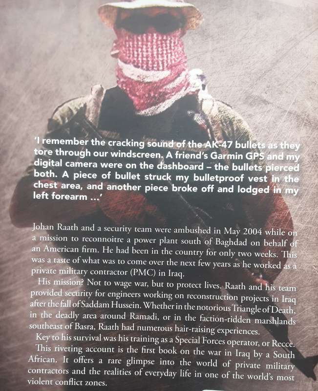 Blood Money, Stories of an ex Recce's Missions in Iraq by Johan Raath