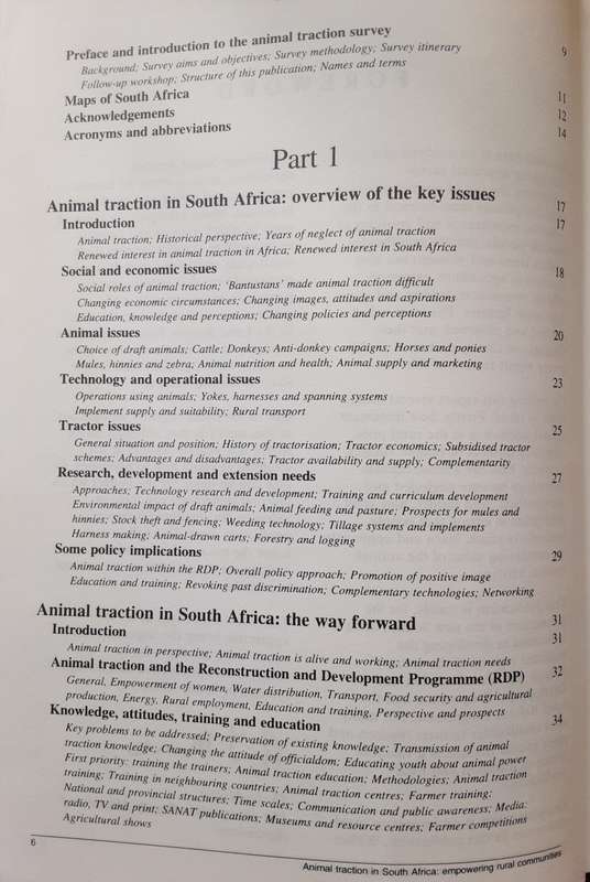 Animal Traction in South Africa Empowering Rural Communities by Paul Starkey