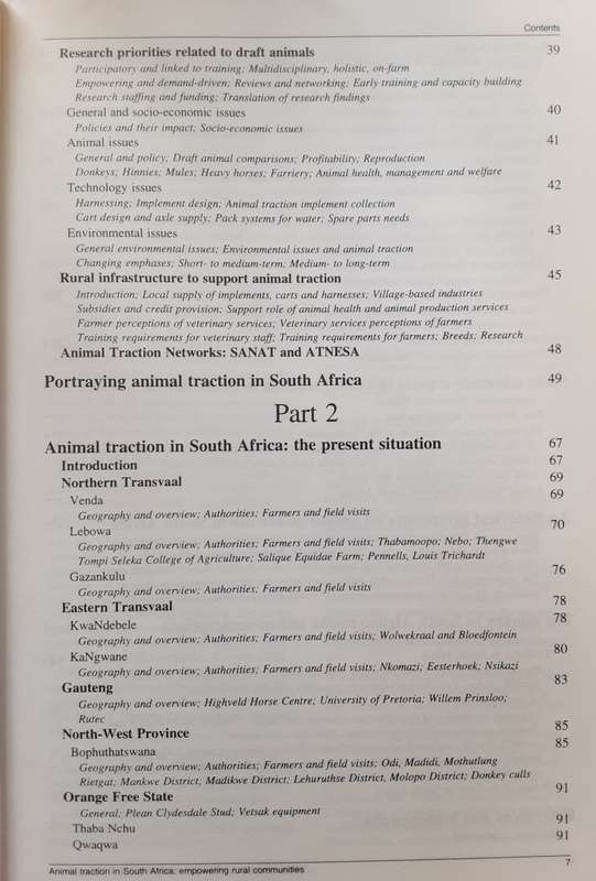 Animal Traction in South Africa Empowering Rural Communities by Paul Starkey
