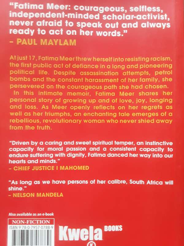 Fatima Meer Memories of Love and Struggle