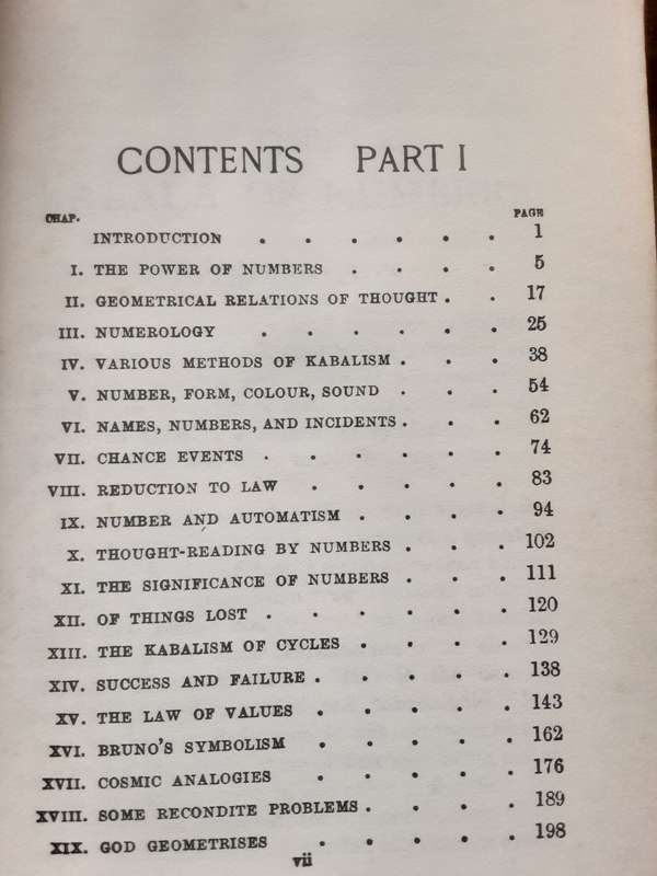 The Kabala of Numbers Part 1 A Handbook of Interpretation by Sepharial ***Scarce ***