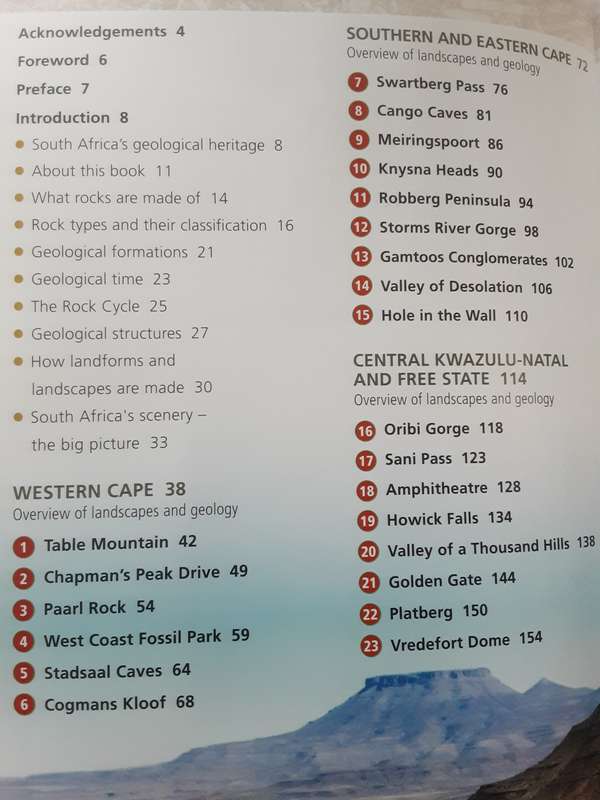 50 Must See Geological Sites in South Africa by Gavin Whitfield