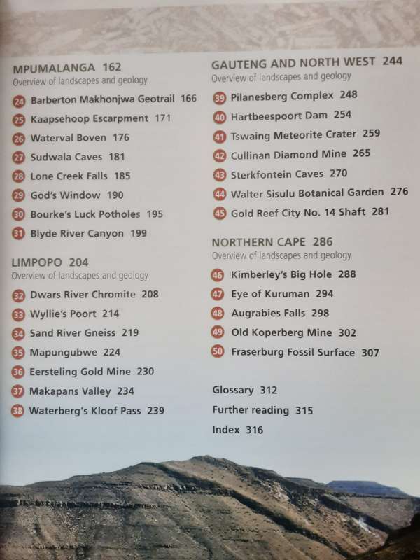 50 Must See Geological Sites in South Africa by Gavin Whitfield